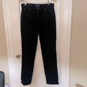 Navy High Rise Straight Leg Courdoroys